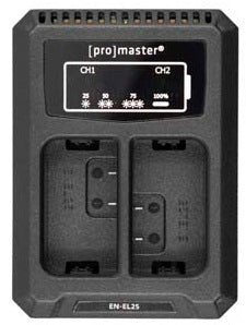ProMaster 6989 Dually Charger - USB for Nikon EN-EL25