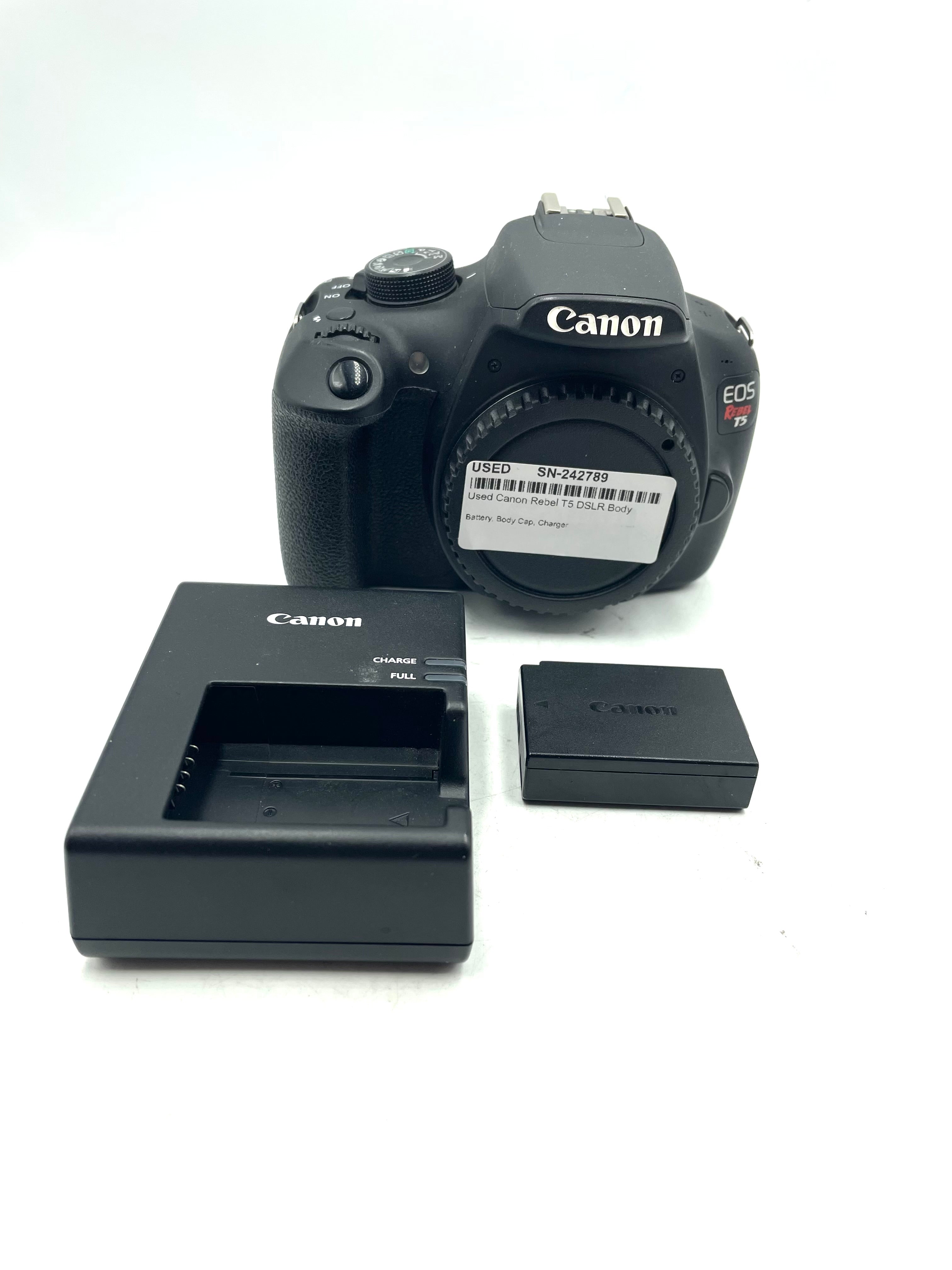 Used Canon Rebel T5 DSLR Body