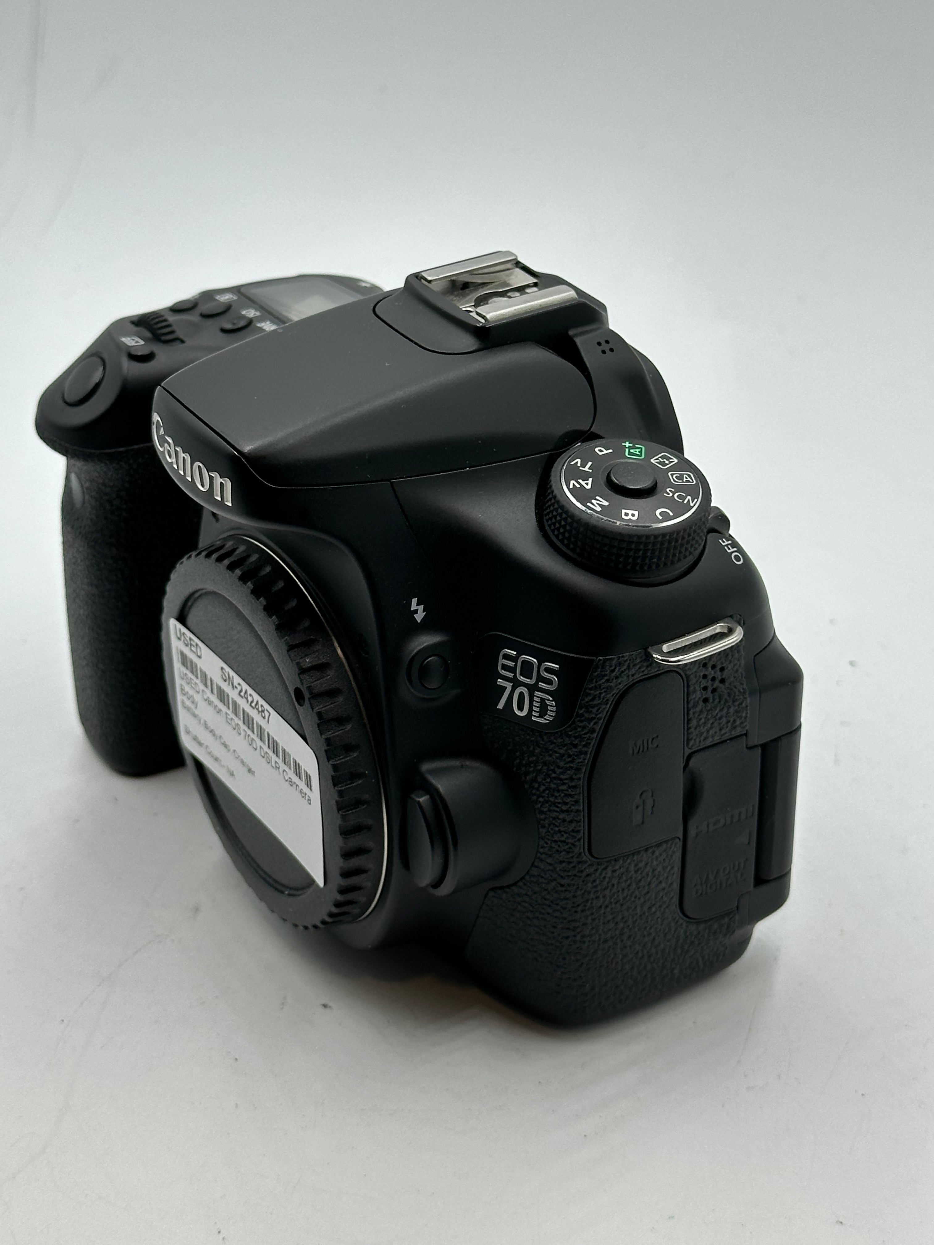 USED Canon EOS 70D DSLR Camera Body