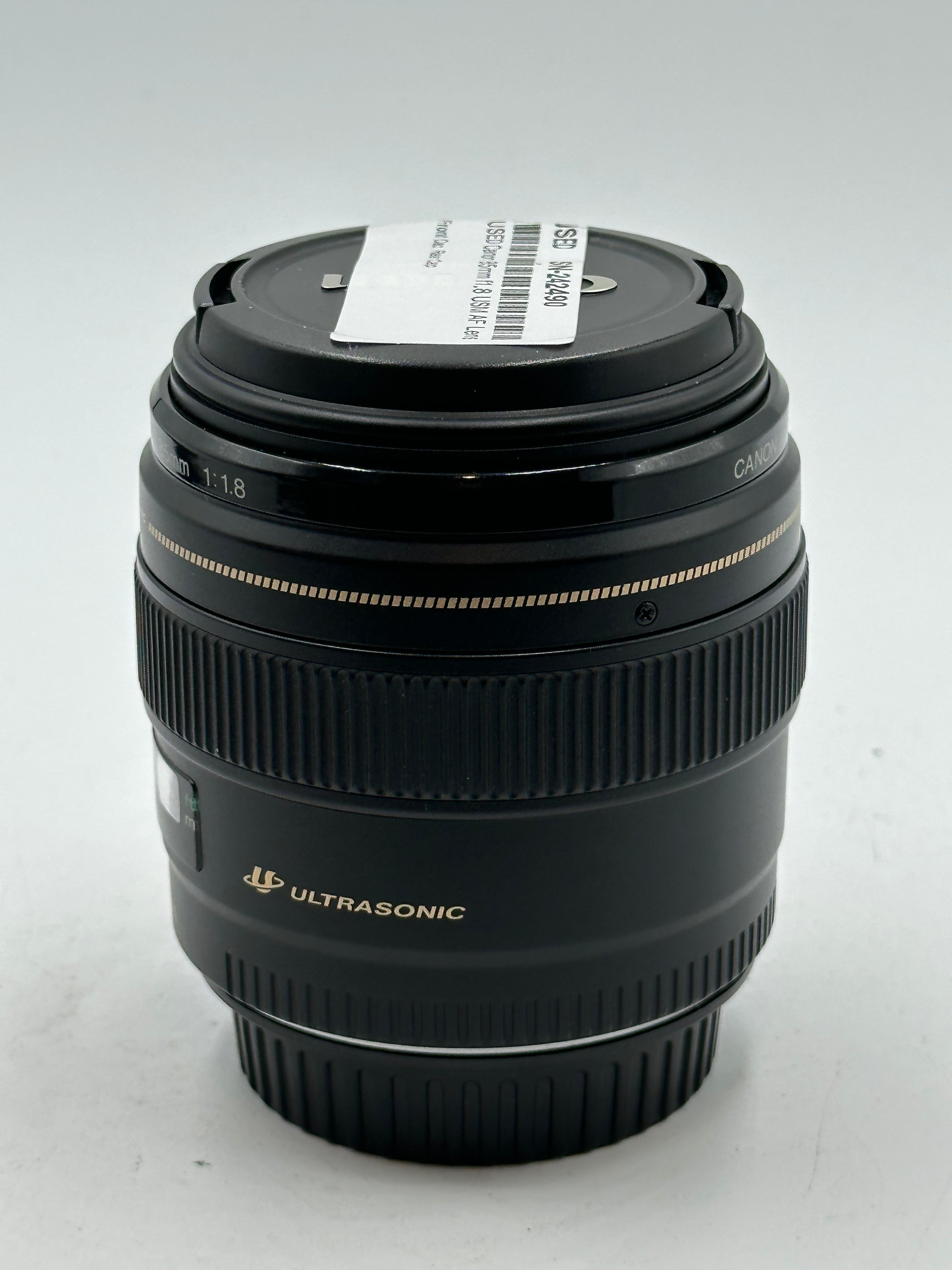 USED Canon 85mm f1.8 USM AF Lens