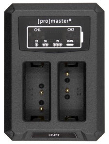Promaster 6660 Dually Charger - USB for Canon LP-E12