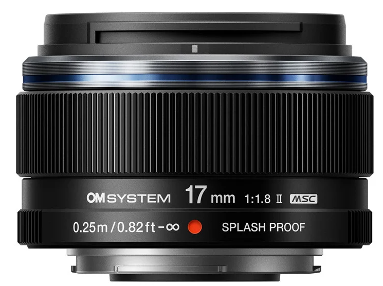 OM SYSTEM 17mm F1.8 II M.Zuiko Digital Micro Four Thirds Lens
