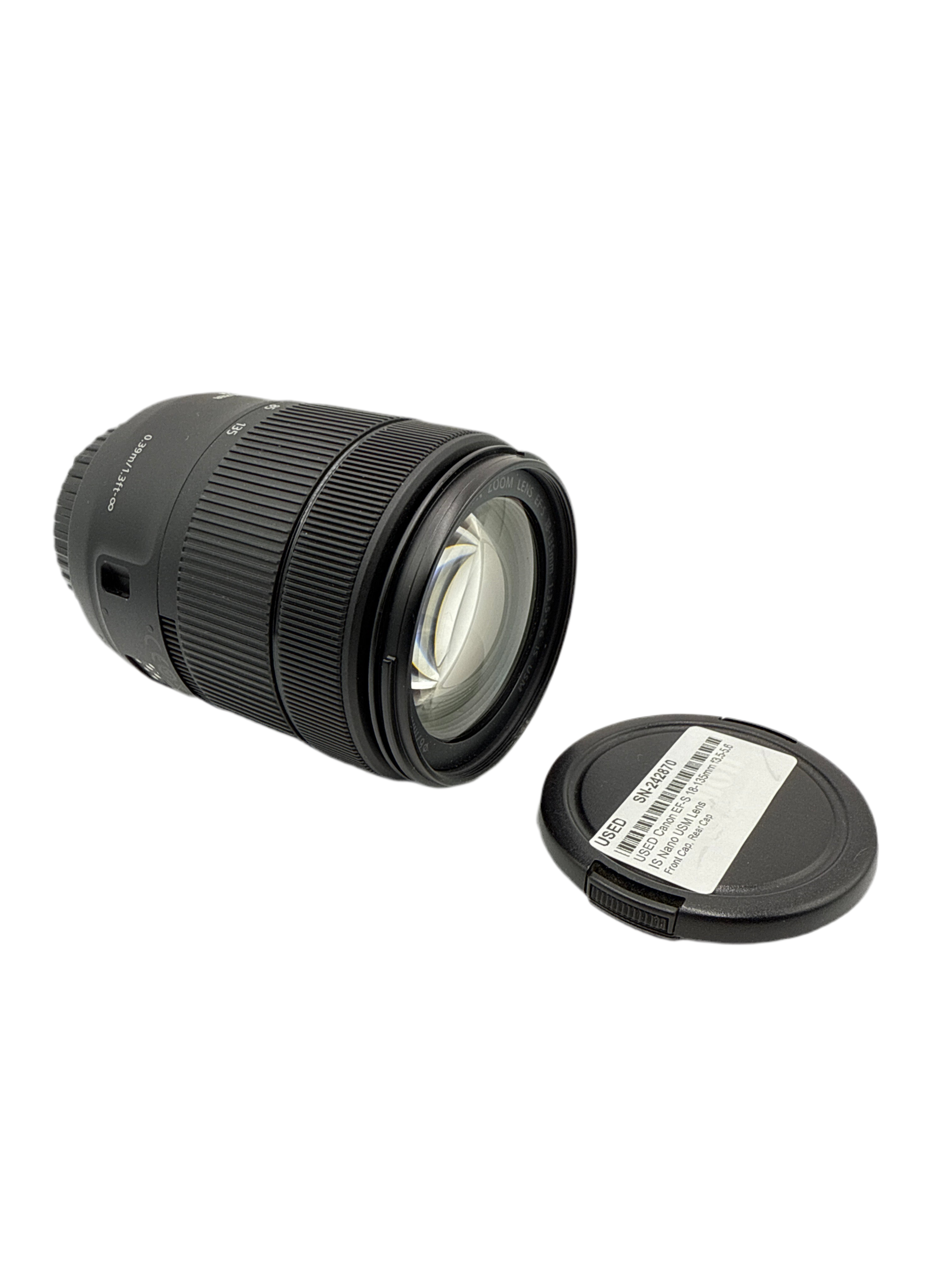 USED Canon EF-S 18-135mm f3.5-5.6 IS Nano USM Lens