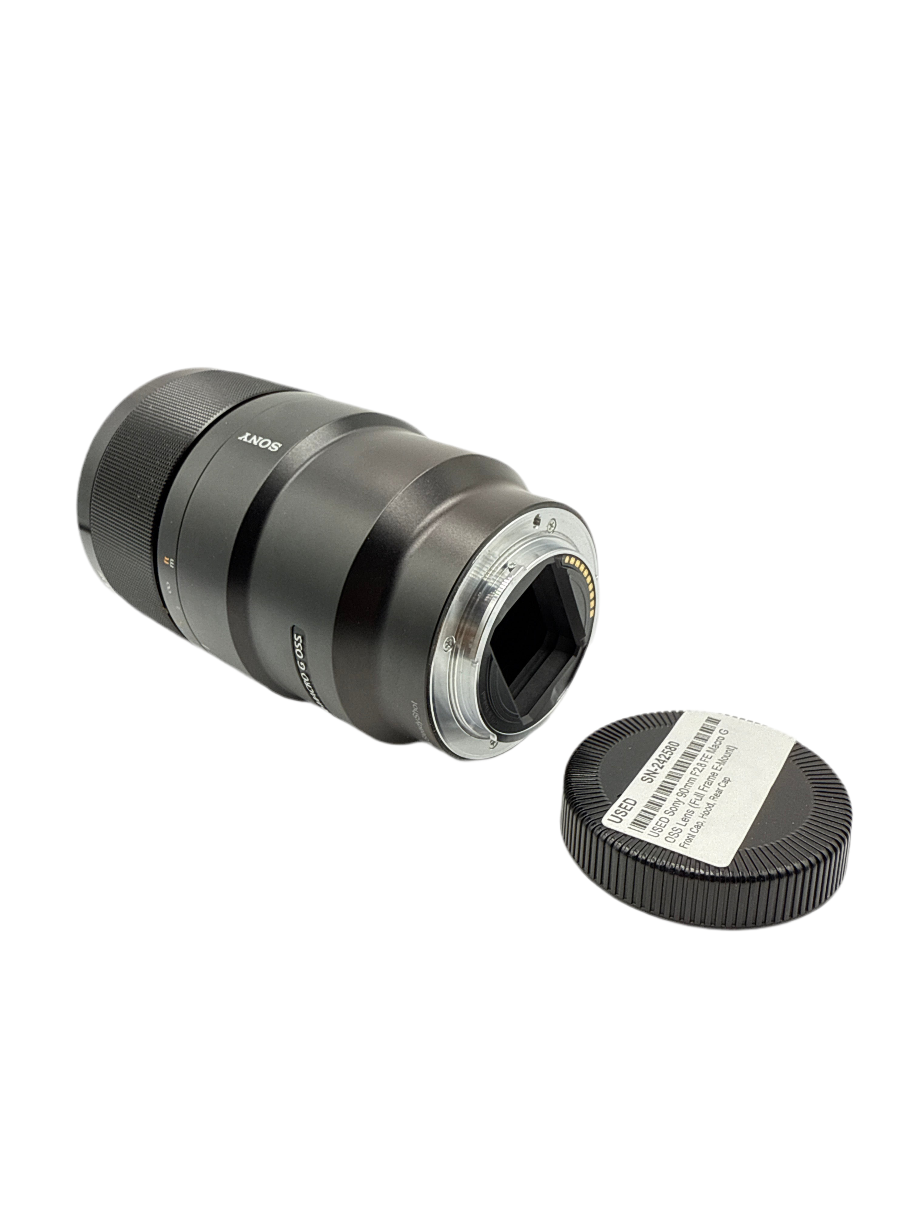 USED Sony 90mm F2.8 FE Macro G OSS Lens (Full Frame E-Mount)
