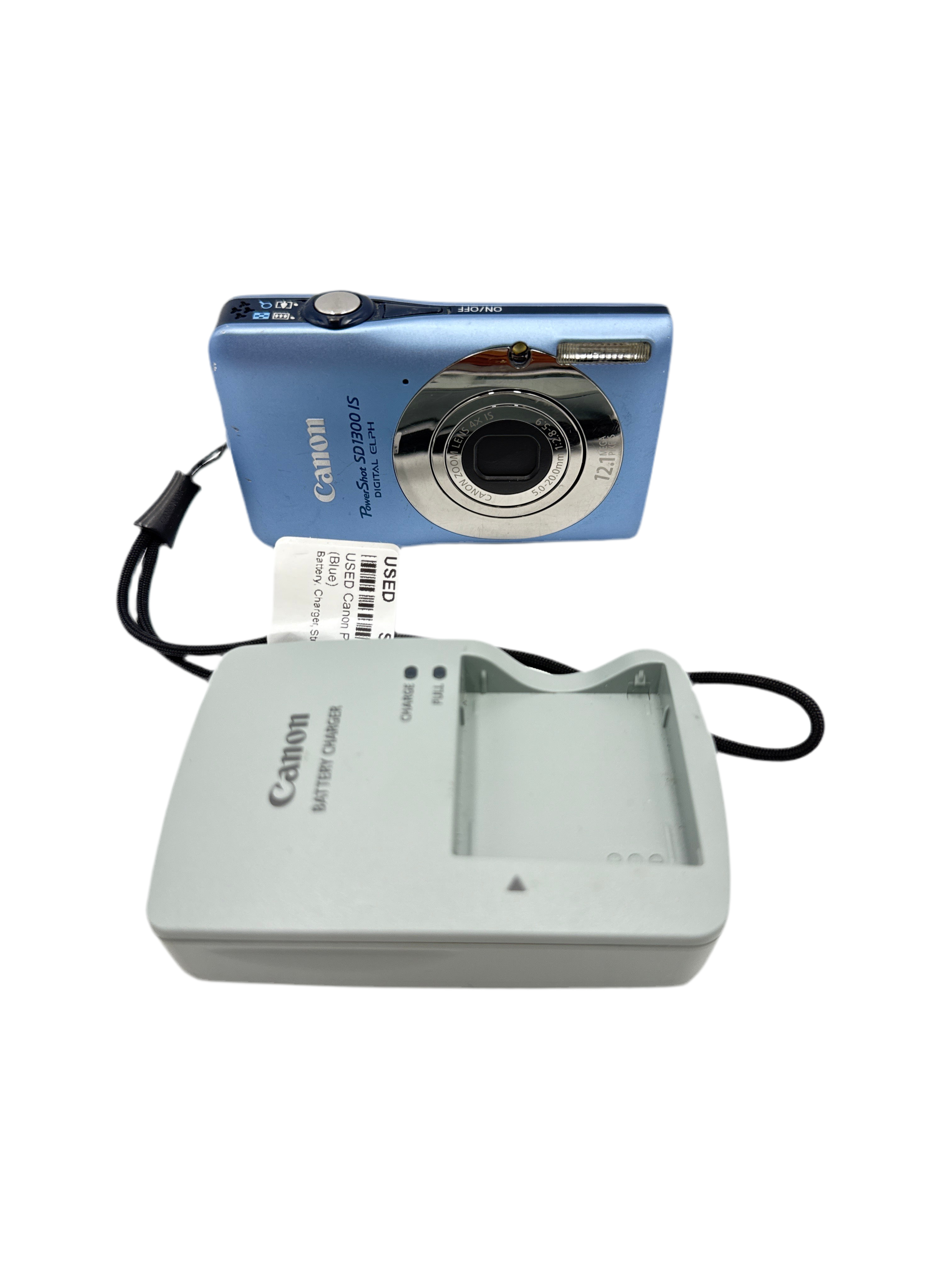 USED Canon PowerShot SD1300 IS (Blue)