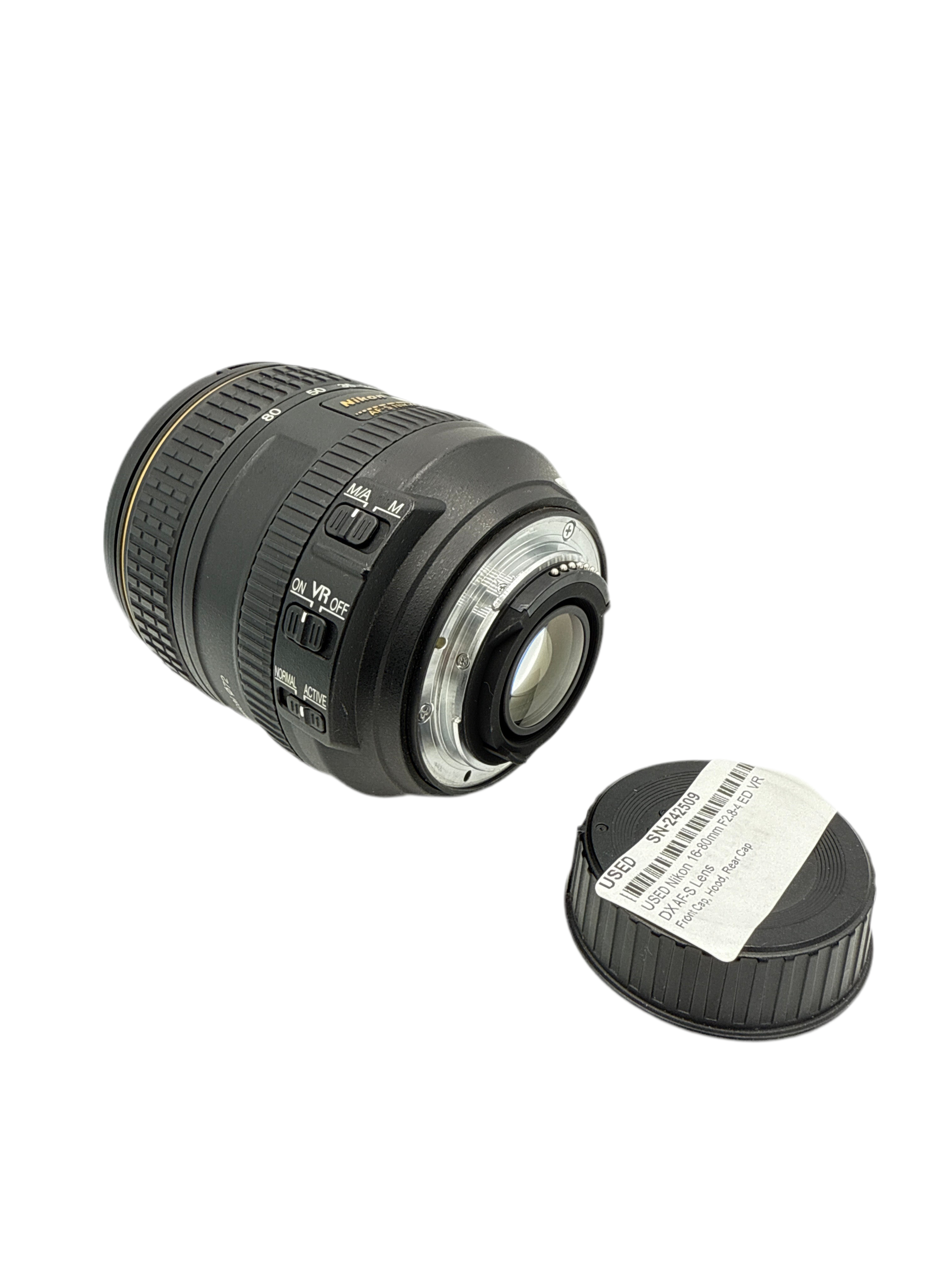 USED Nikon 16-80mm F2.8-4 ED VR DX AF-S Lens