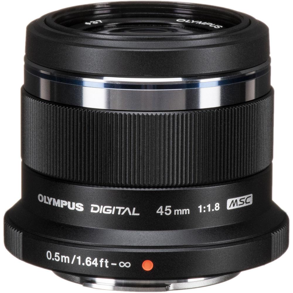OM SYSTEM 45mm F1.8 M.Zuiko Digital Lens for Micro Four Thirds (Black)