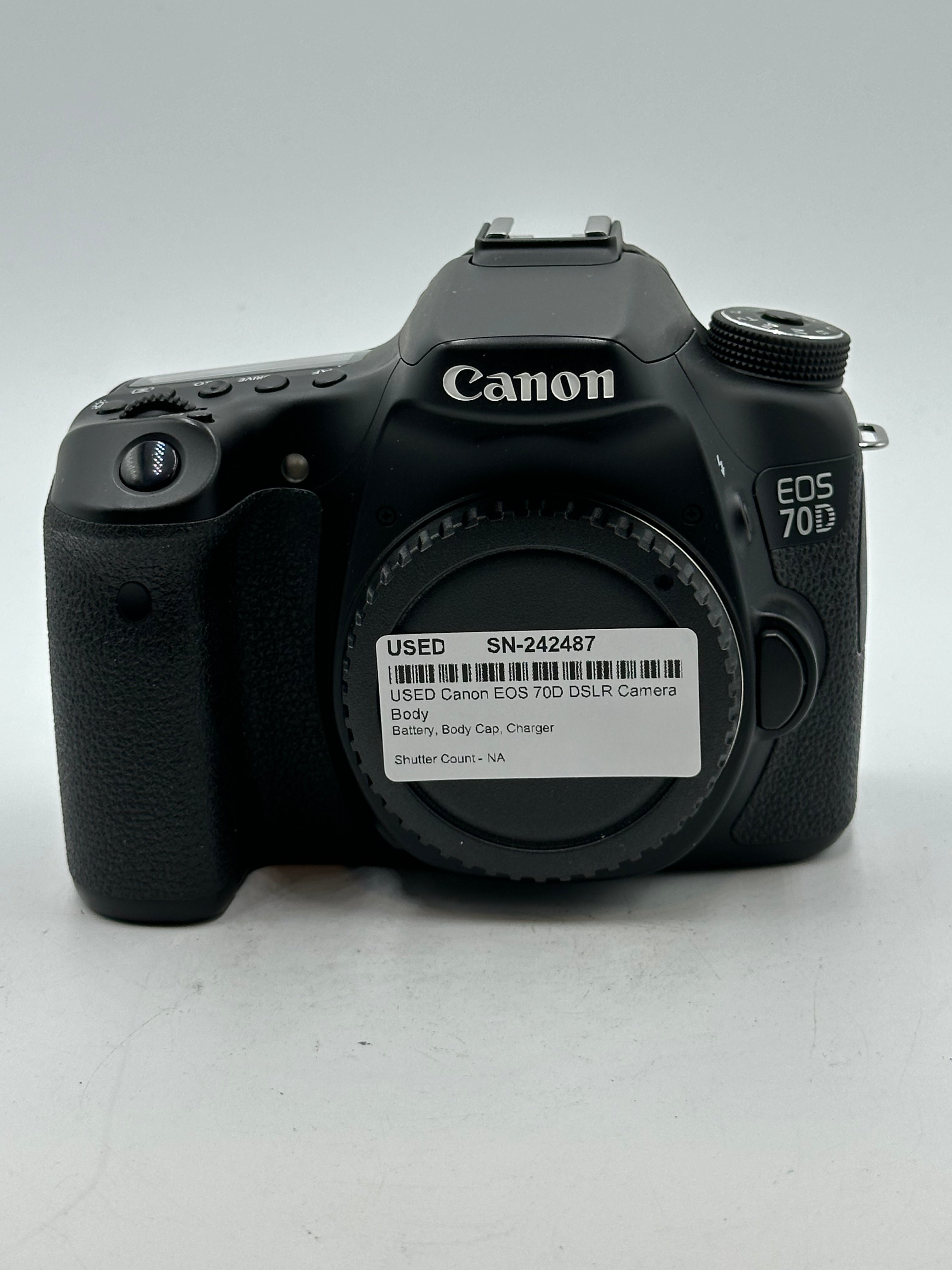 USED Canon EOS 70D DSLR Camera Body