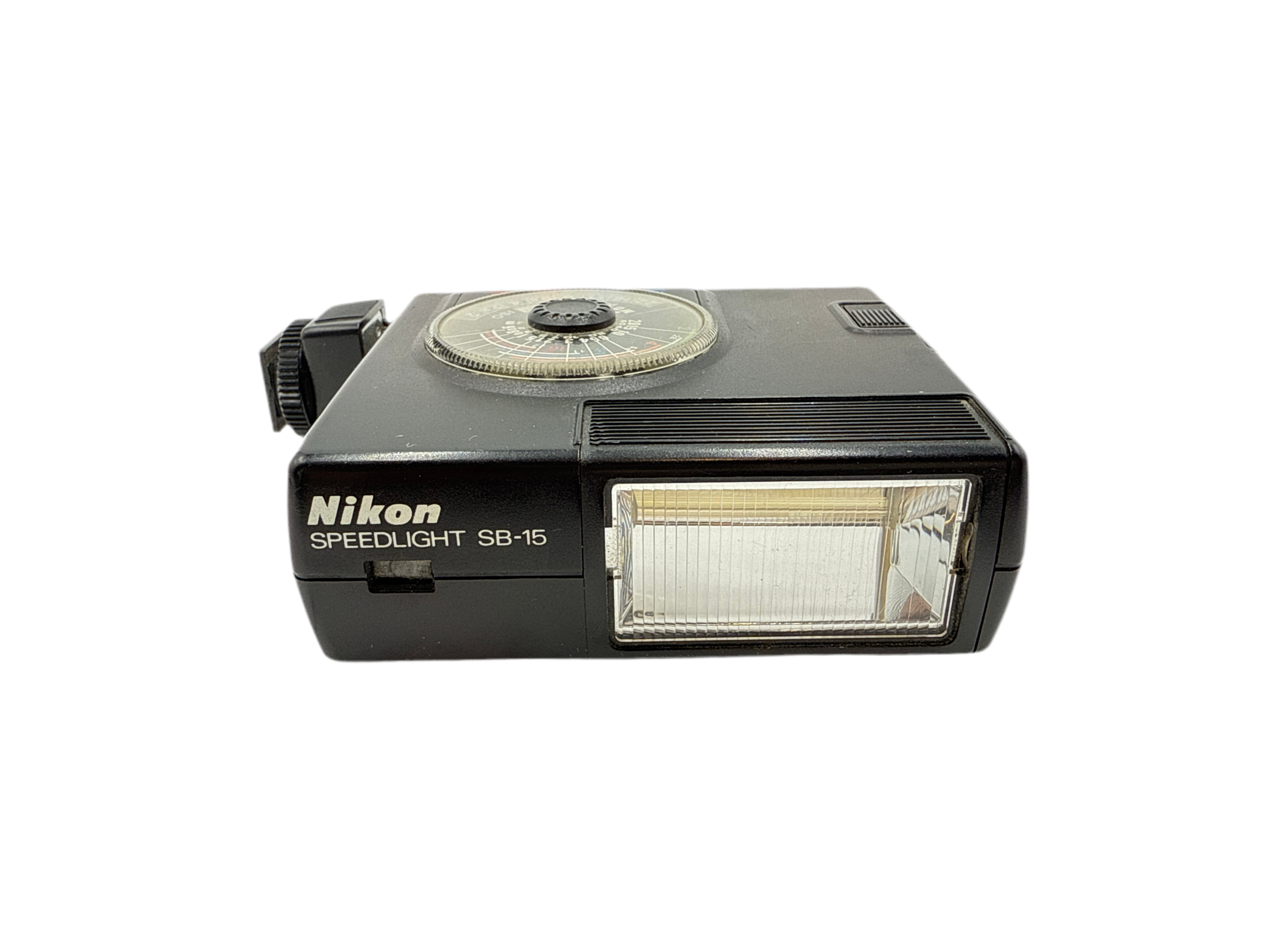 Used Nikon SB-15 Speedlight Flash for MF Cameras