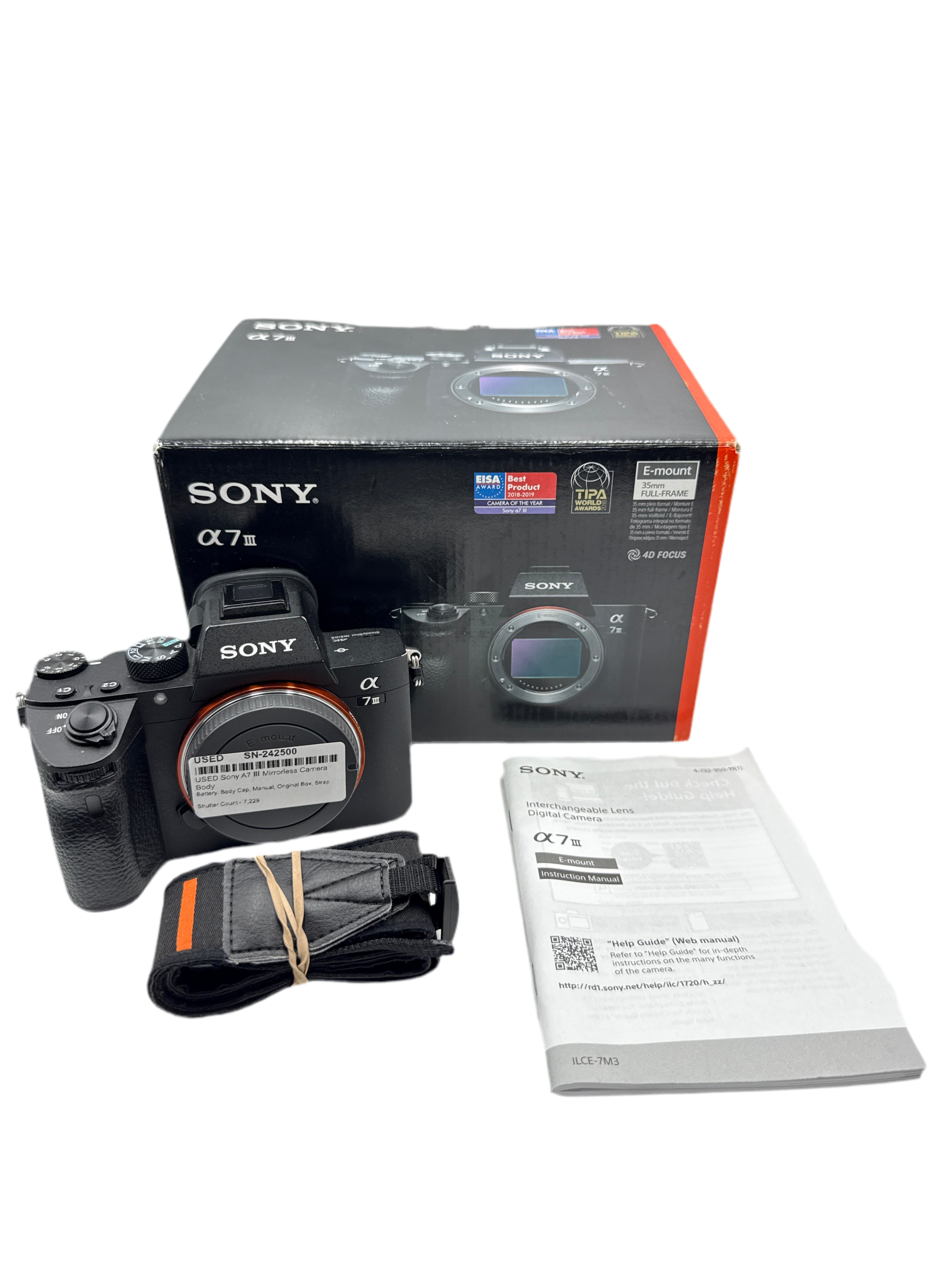 USED Sony A7 III Mirrorless Camera Body